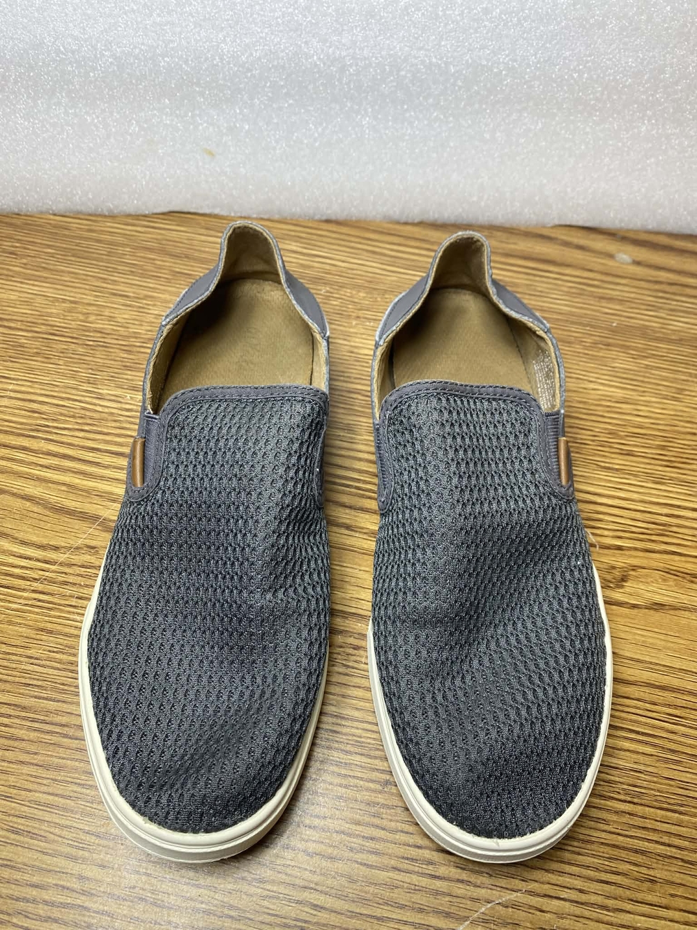 Olukai Women's Pehuea Gray Slip On Sneakers Shoes  Comfort Size 8W Cushioned